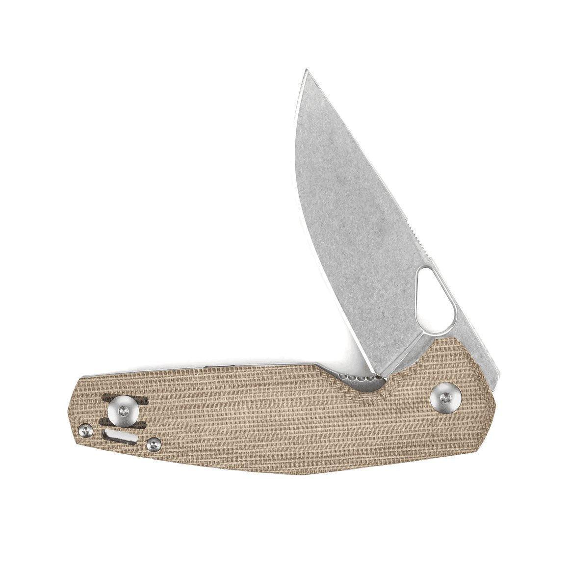 GiantMouse ACE Nimbus V2 Natural Canvas Folding Knife - NORTH RIVER OUTDOORS
