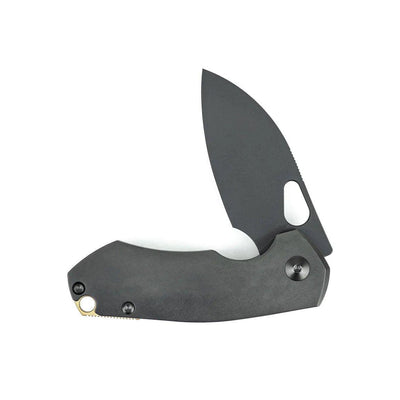 GiantMouse ACE Riv Ti Blackout Titanium Folding Knife - NORTH RIVER OUTDOORS