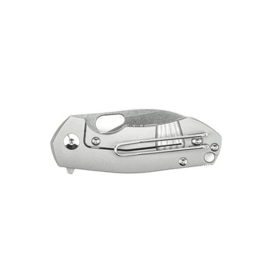 GiantMouse ACE Riv Ti Framelock Green Canvas Folding Knife - NORTH RIVER OUTDOORS