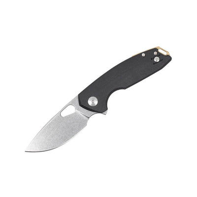 GiantMouse ACE Tribeca Flipper Knife 2.875" MagnaCut Stonewashed Drop Point Black G10 (Italy) - NORTH RIVER OUTDOORS
