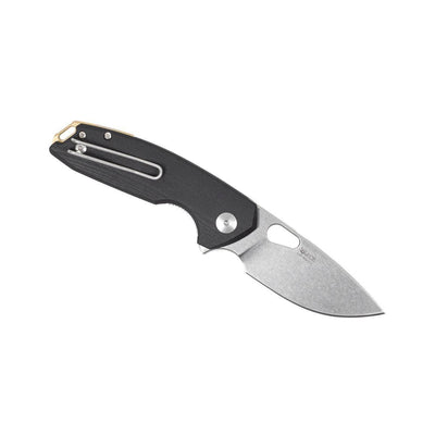 GiantMouse ACE Tribeca Flipper Knife 2.875" MagnaCut Stonewashed Drop Point Black G10 (Italy) - NORTH RIVER OUTDOORS