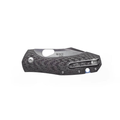GiantMouse Atelier Folding Knife 2.875" Elmax Satin Blade Carbon Fiber Handles (Italy) - NORTH RIVER OUTDOORS