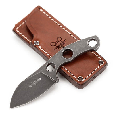 GiantMouse GMF1-F Fixed Blade (Dark PVD Stonewash) - NORTH RIVER OUTDOORS