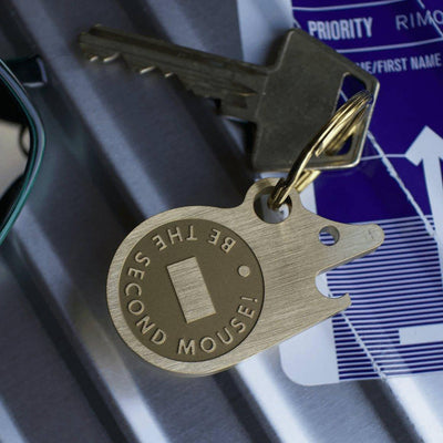 GiantMouse Hotel Key Fob Bottle Opener 2" / 6mm thick - NORTH RIVER OUTDOORS