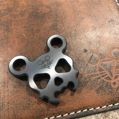 GiantMouse Titanium Morbid Mouse Mini Bottle Opener (USA) - NORTH RIVER OUTDOORS