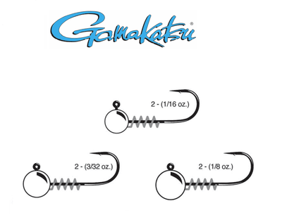 Gamakatsu 507409-1/8 Crappie Jig Head Number 2 Hook Size 1/8 Oz - NORTH RIVER OUTDOORS