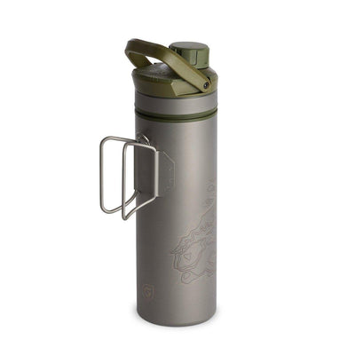 Grayl UltraPress Titanium Walter Filter & Purifier Bottle 16.9 fl. oz. - NORTH RIVER OUTDOORS