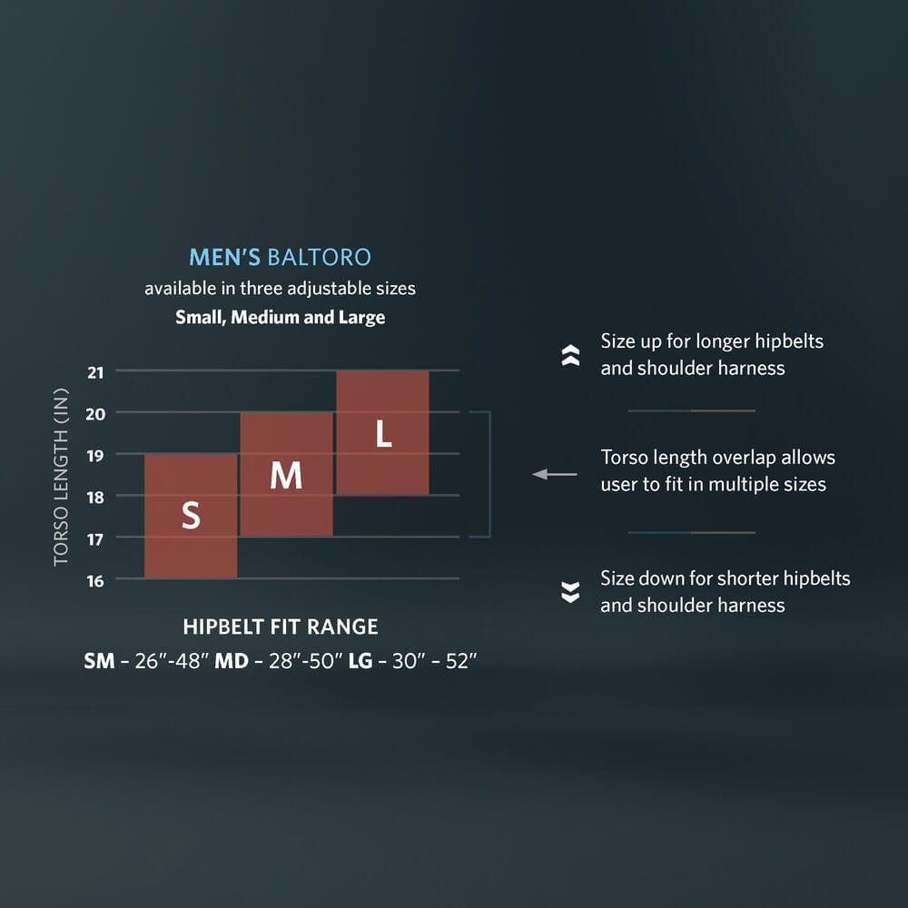 Gregory Mountain Baltoro 65 Large Alaska Blue - NORTH RIVER OUTDOORS