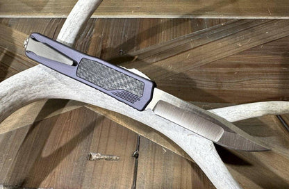 Guardian Tactical Custom Scout Bronze OTF Carbon Fiber Inlay (USA) Reese Weiland Hand Ground - NORTH RIVER OUTDOORS