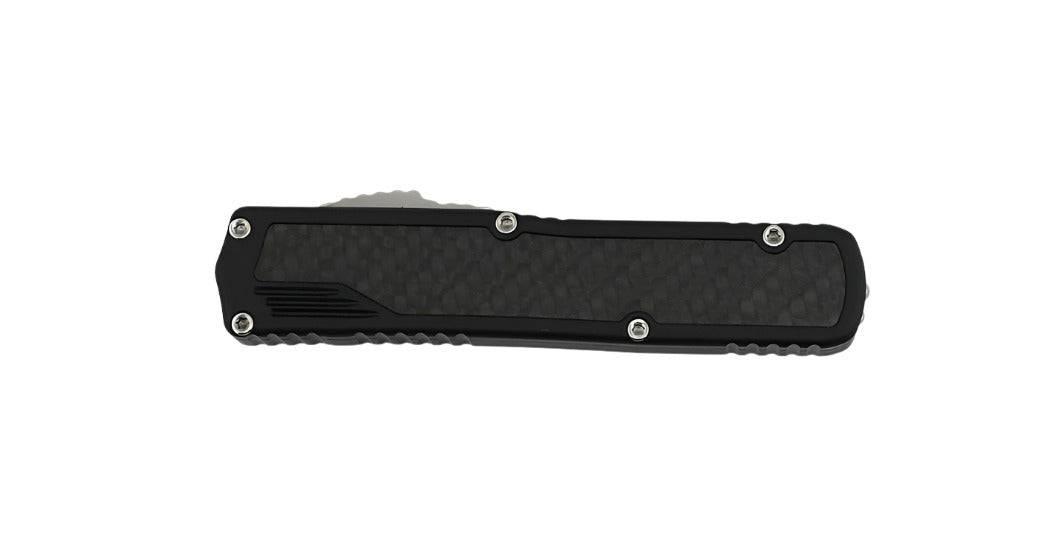 Guardian Tactical Custom Scout OTF Carbon Fiber Inlay (USA) Reese Weiland Hand Ground Satin - NORTH RIVER OUTDOORS