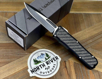 Guardian Tactical RECON-035 92211 Auto Knife Two Tone S/E Carbon Fiber - NORTH RIVER OUTDOORS
