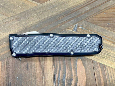 Guardian Tactical RECON-035 92231 Auto Knife Two Tone Double Edge Carbon Fiber - NORTH RIVER OUTDOORS