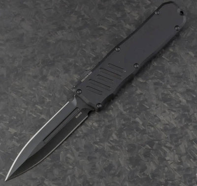 Guardian Tactical Recon-035 93131 D/E Auto Knife (3.25in Black) - NORTH RIVER OUTDOORS