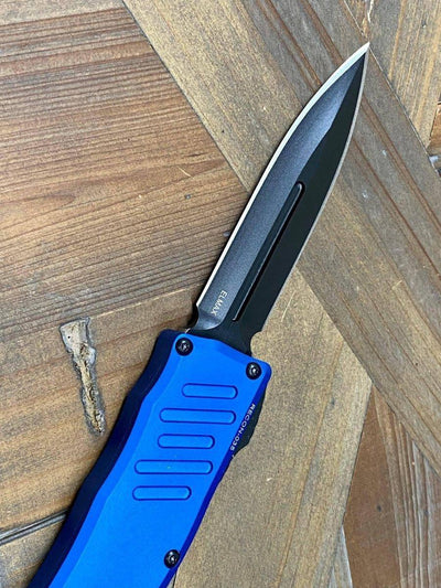 Guardian Tactical Recon-035 94131 D/E Auto Blue Black Tactical Knife (3.25") - NORTH RIVER OUTDOORS