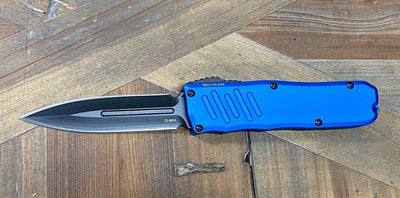 Guardian Tactical Recon-035 94131 D/E Auto Blue Black Tactical Knife (3.25") - NORTH RIVER OUTDOORS