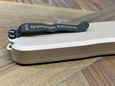 Guardian Tactical RECON-035 97211 Desert Tan Single Edge Two-Tone Black Blade - NORTH RIVER OUTDOORS