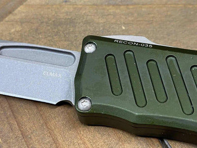 Guardian Tactical RECON-035 98511 OD Green Stonewash S/E Knife - NORTH RIVER OUTDOORS