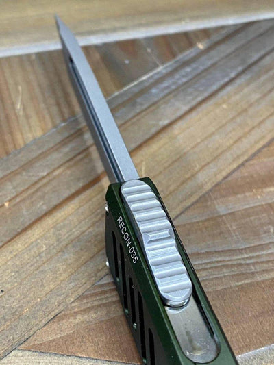 Guardian Tactical Recon-035 98521 Auto OD Green Stonewash Tanto Knife (3.25") - NORTH RIVER OUTDOORS