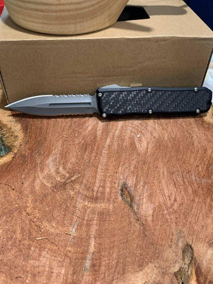 Guardian Tactical RECON-035 Stonewash D/E Serrated Carbon Fiber 92532 - NORTH RIVER OUTDOORS