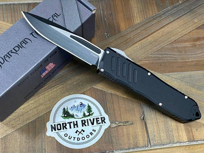 Guardian Tactical Recon 040 113211 Auto Knife 3.75" Black Two-Tone - NORTH RIVER OUTDOORS