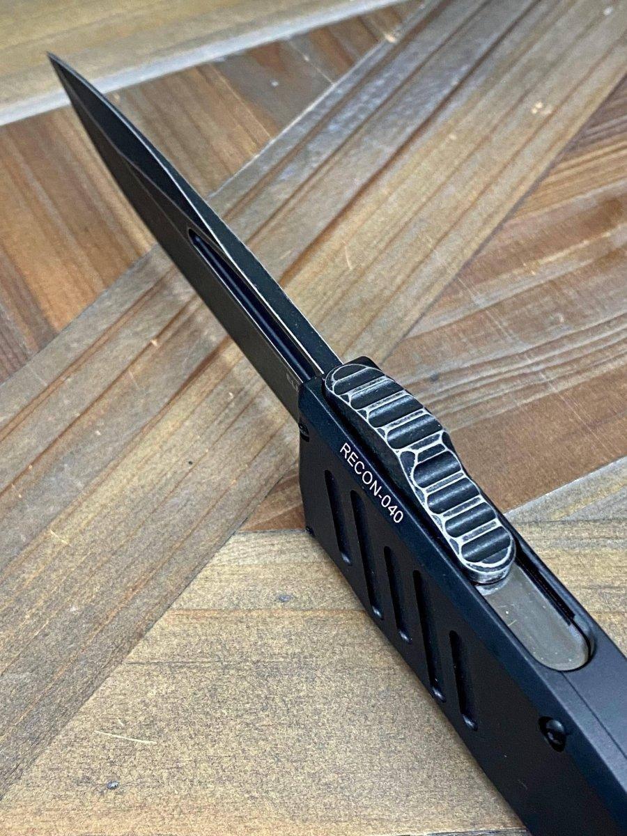 Guardian Tactical RECON-040 113611 Dark Stonewash S/E OTF Knife (3.75" SW) - NORTH RIVER OUTDOORS