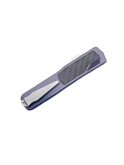 Guardian Tactical Scout CF OTF 142211 Black Carbon Fiber Inlay Two Tone Black S/E Blade - NORTH RIVER OUTDOORS