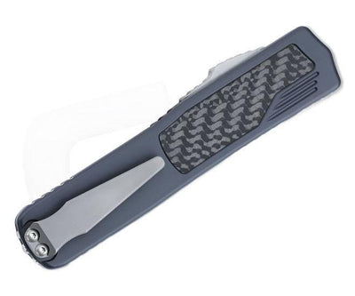 Guardian Tactical Scout CF OTF 142212 Black Carbon Fiber Inlay Two Tone Black S/E Serrated - NORTH RIVER OUTDOORS