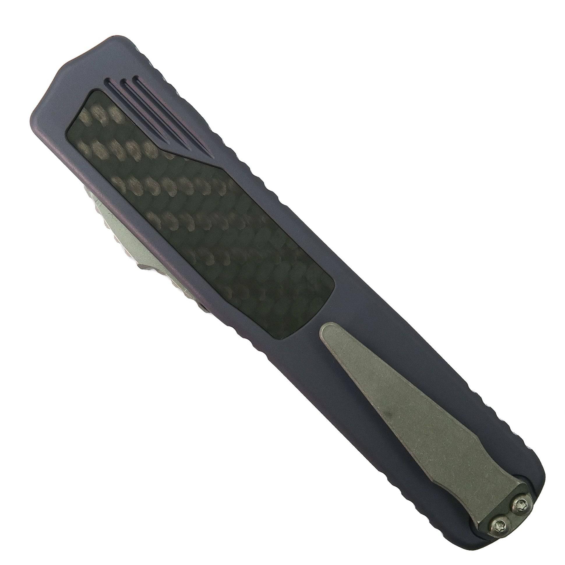Guardian Tactical Scout CF OTF 142511 Black Carbon Fiber Inlay Stonewash S/E (USA) - NORTH RIVER OUTDOORS