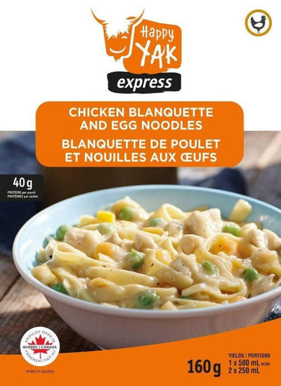 Happy Yak Blanquette of Chicken and Egg Noodles - NORTH RIVER OUTDOORS