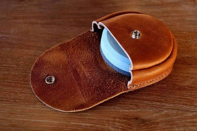 Helko Sharpening Stone Leather Pouch - Made in USA - NORTH RIVER OUTDOORS