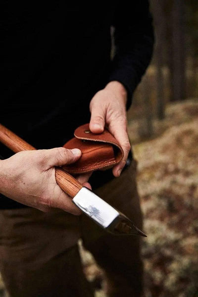 Helko Sharpening Stone Leather Pouch - Made in USA - NORTH RIVER OUTDOORS