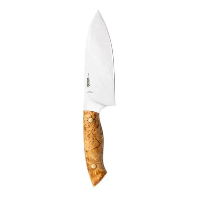 Helle Dele Premium Outdoor Chef Knife Curly Birch (6.30" 12C27) - NORTH RIVER OUTDOORS