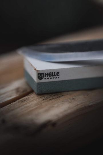 Helle Sharpening Stone S with Leather Holster (Norway) - NORTH RIVER OUTDOORS