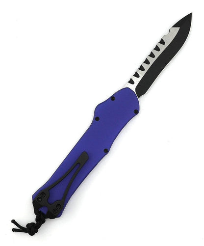 Heretic Hydra V3 H008-10A-PU Purple Handle Two Tone Recurve MagnaCut Knife - NORTH RIVER OUTDOORS