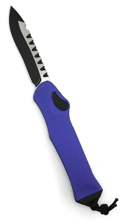 Heretic Hydra V3 H008-10A-PU Purple Handle Two Tone Recurve MagnaCut Knife - NORTH RIVER OUTDOORS