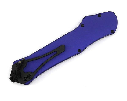 Heretic Hydra v3 Tanto Two-Toned Blade Purple Handle Single Action Auto Knife (H006-10A-PU) - NORTH RIVER OUTDOORS