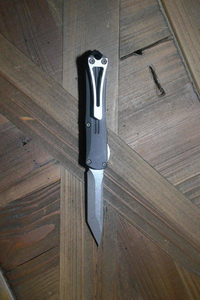 Heretic Knives H023-2A Manticore S Stonewashed Tanto Ambi SS Clip (Pre-Owned) - NORTH RIVER OUTDOORS