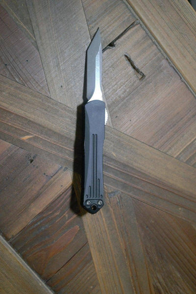 Heretic Knives H023-2A Manticore S Stonewashed Tanto Ambi SS Clip (Pre-Owned) - NORTH RIVER OUTDOORS
