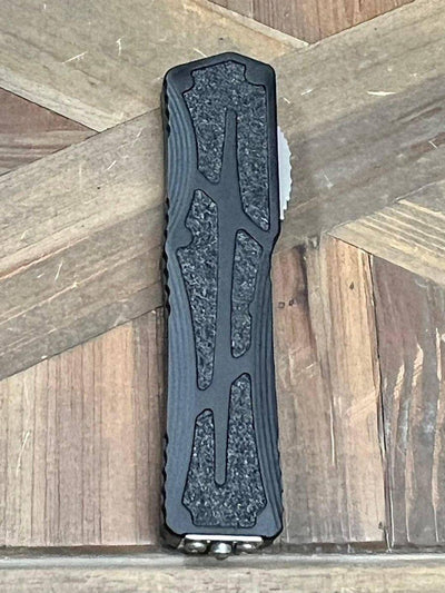 Heretic Knives H040-2A Colossus Tanto Stonewash Auto OTF MagnaCut Black (USA) - NORTH RIVER OUTDOORS