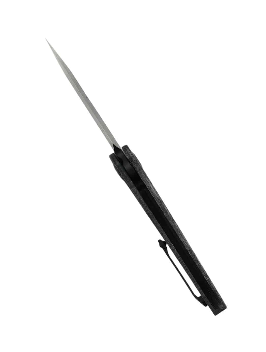 Heretic Knives H046-6A-WT/CC Pariah Manual DLC White Camo Carbon Chassis - NORTH RIVER OUTDOORS