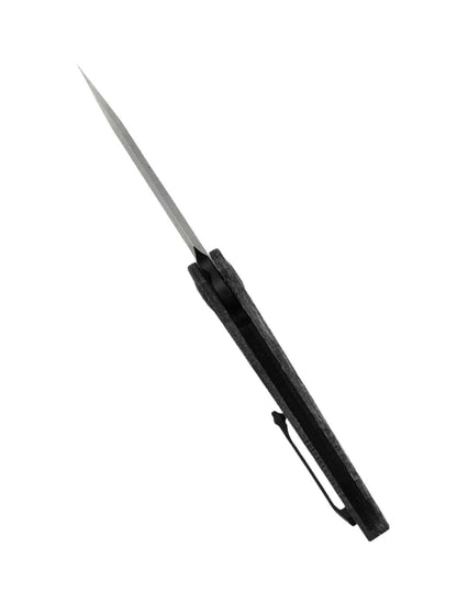 Heretic Knives H046-6A-WT/CC Pariah Manual DLC White Camo Carbon Chassis - NORTH RIVER OUTDOORS