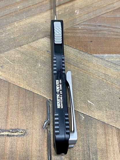 Heretic Knives Manticore S D/E Black Handle Stonewash Blade H024-2A - NORTH RIVER OUTDOORS