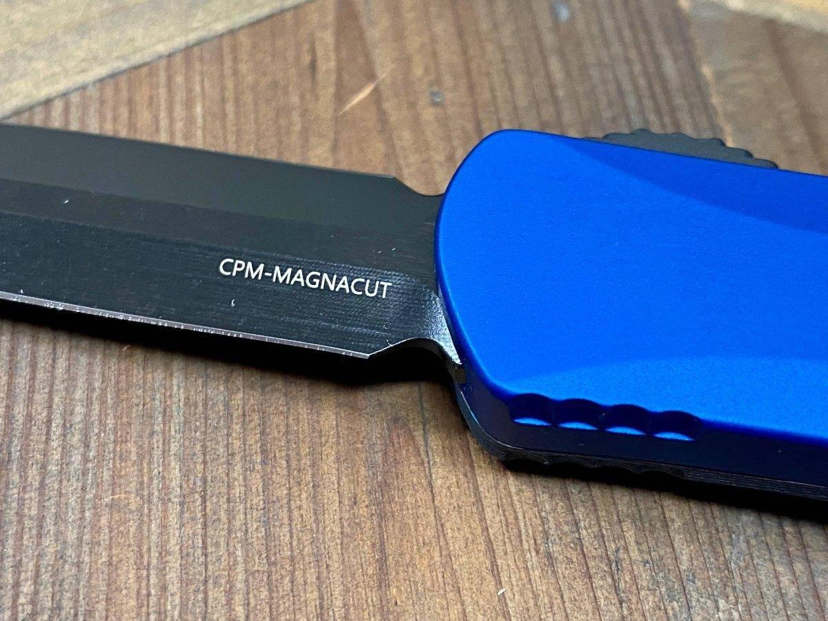 Heretic Knives Manticore S D/E Blue Camo Carbon Blue Handle DLC Blade H024-6A-BLU/CF - NORTH RIVER OUTDOORS