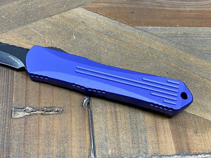 Heretic Knives Manticore S Recurve Purple Battleworn Black H025-8A-PU - NORTH RIVER OUTDOORS