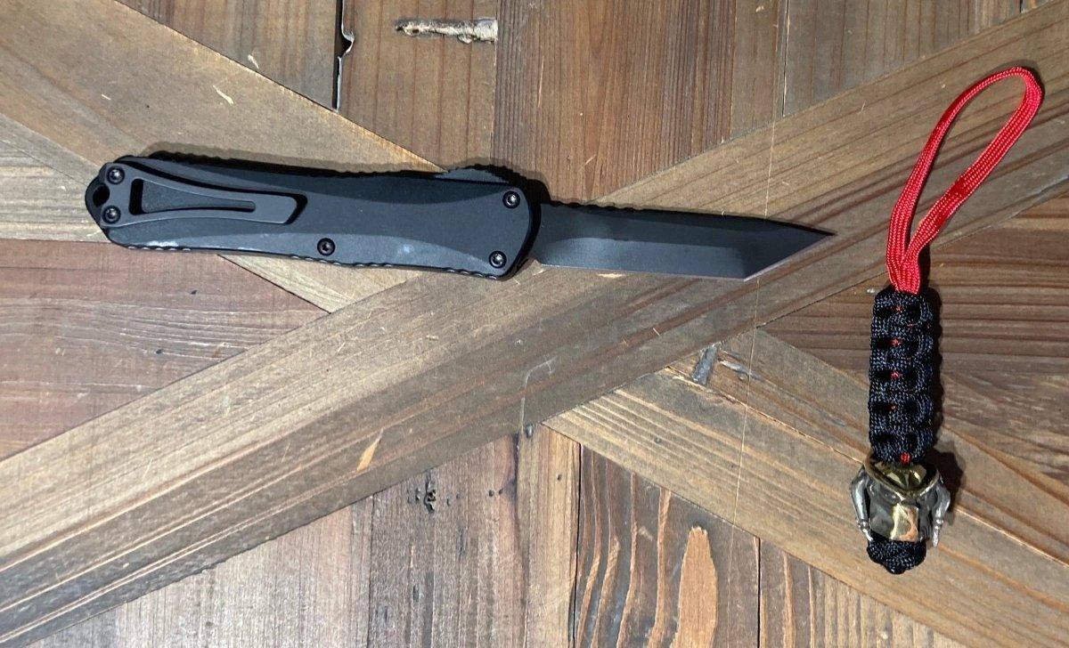 Heretic Predator H027-6A-PRED Manticore E Tanto Auto Knife (USA) - NORTH RIVER OUTDOORS