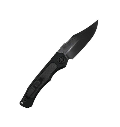 Heretic Wraith Auto DLC Knife Glow Carbon Fiber Inlays Tritium H002-6A-GLO/CF - NORTH RIVER OUTDOORS