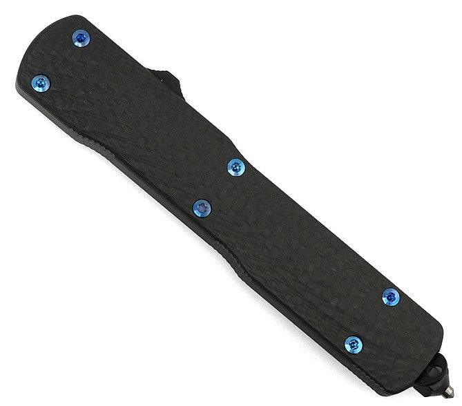 Hogue Collector Counterstrike OTF AUTO Knife 3.35" MagnaCut Tumble Finish Double-Edge Blade Carbon Fiber Aluminum Handles - NORTH RIVER OUTDOORS