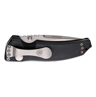 Hogue EX03 3.5" Tactical Drop Point Blade Black Polymer Handles - NORTH RIVER OUTDOORS