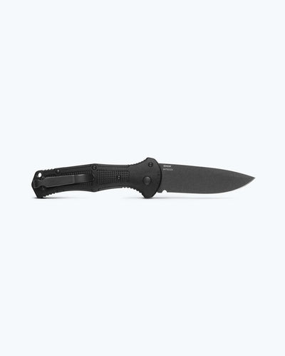 Benchmade 9070BK-02 Claymore Auto Folding Knife 3.6" CPM-154 Black Drop Point w/ Black Grivory Handles