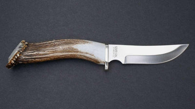 Silver Stag Mountain Edge Crown Handle D2 Fixed Blade Knife - NORTH RIVER OUTDOORS